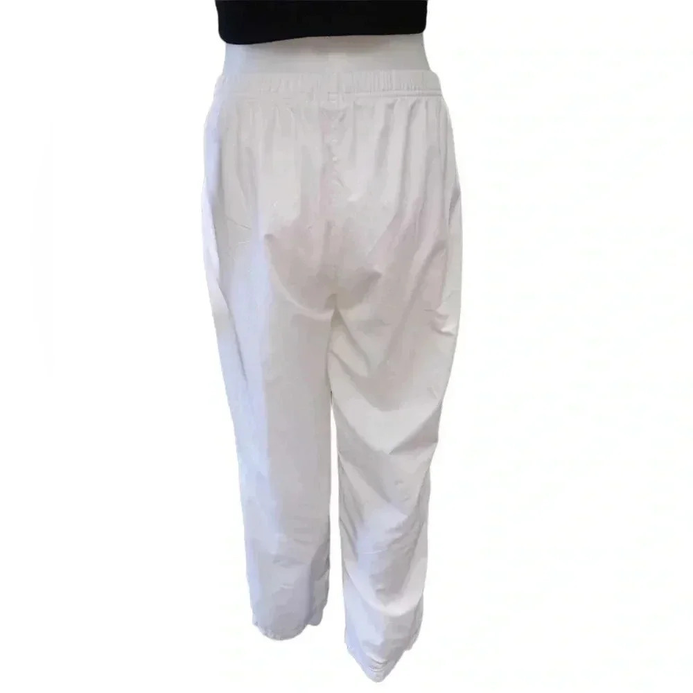 Adidas Vintage Lined White Red Track Pants Size Large - Picture 5 of 11